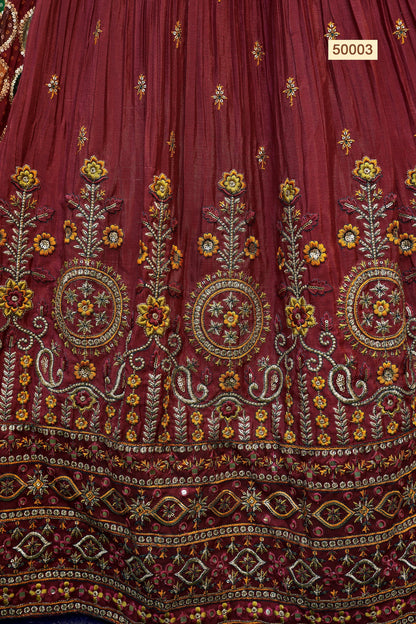 Vastrey Vol 7 Designer Occasion Wear Lehenga D.No 50003 - Anant Exports