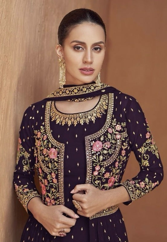 Gulkayra Designer Jasmeen Heavy Salwar Suit D.No. 7429-A