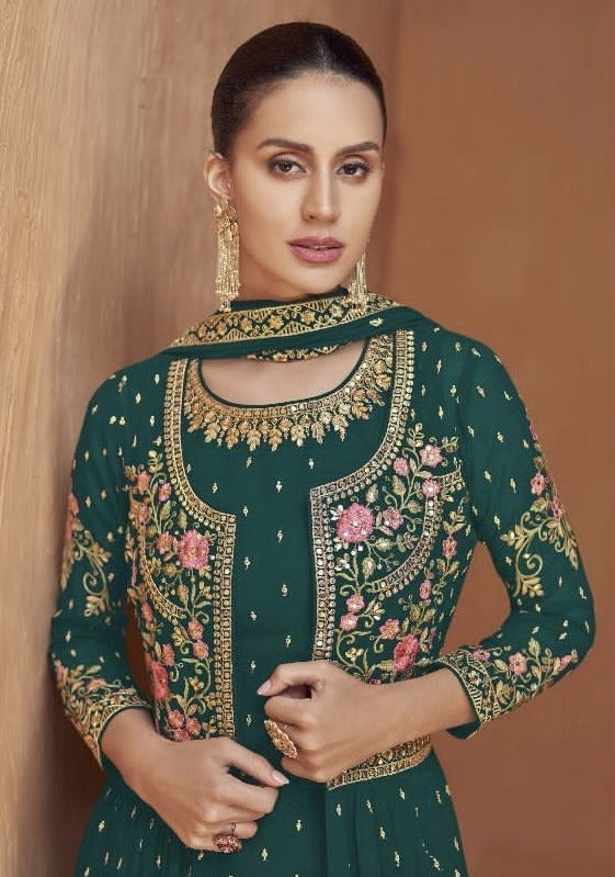 Gulkayra Designer Jasmeen Heavy Salwar Suit D.No. 7429-B