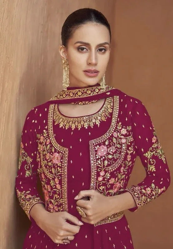 Gulkayra Designer Jasmeen Heavy Salwar Suit D.No. 7429-D