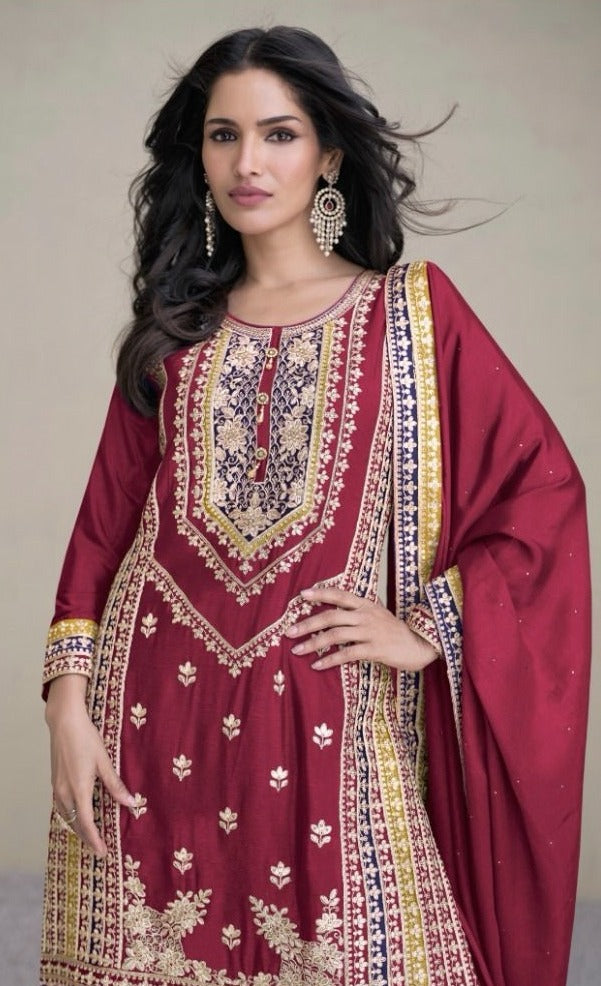 Gulkayra Designer Amayra Heavy  Designer Wedding Wear Suit D.No. 7442-A