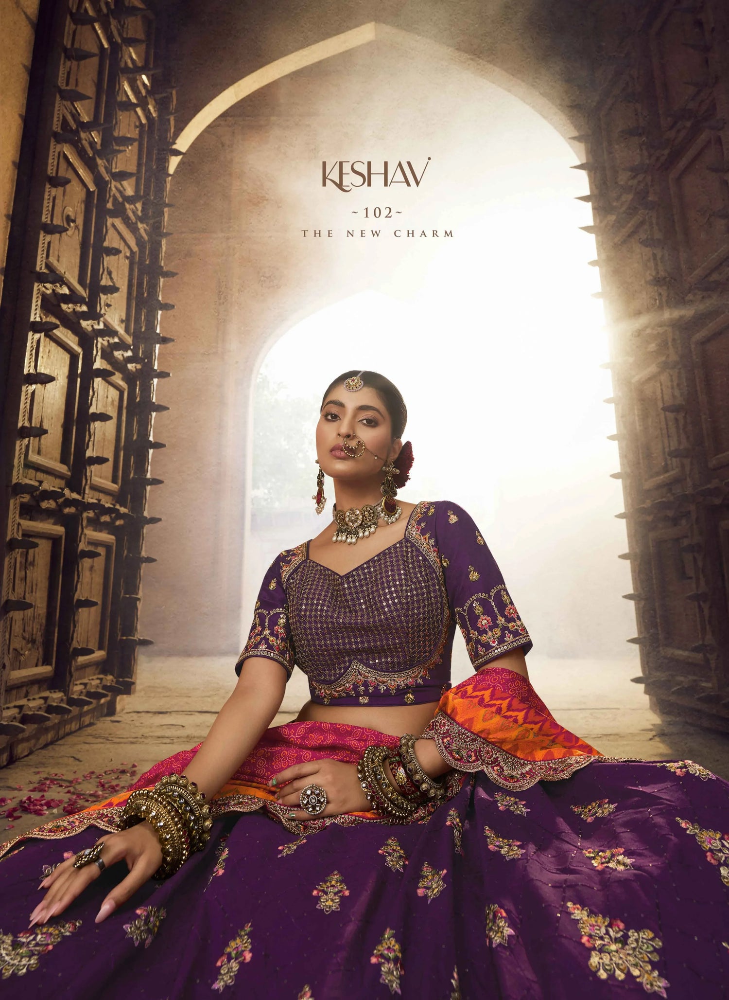 KESHAV VOL -1 BRIDAL WEAR LEHENGA D.NO. 102 - Anant Exports