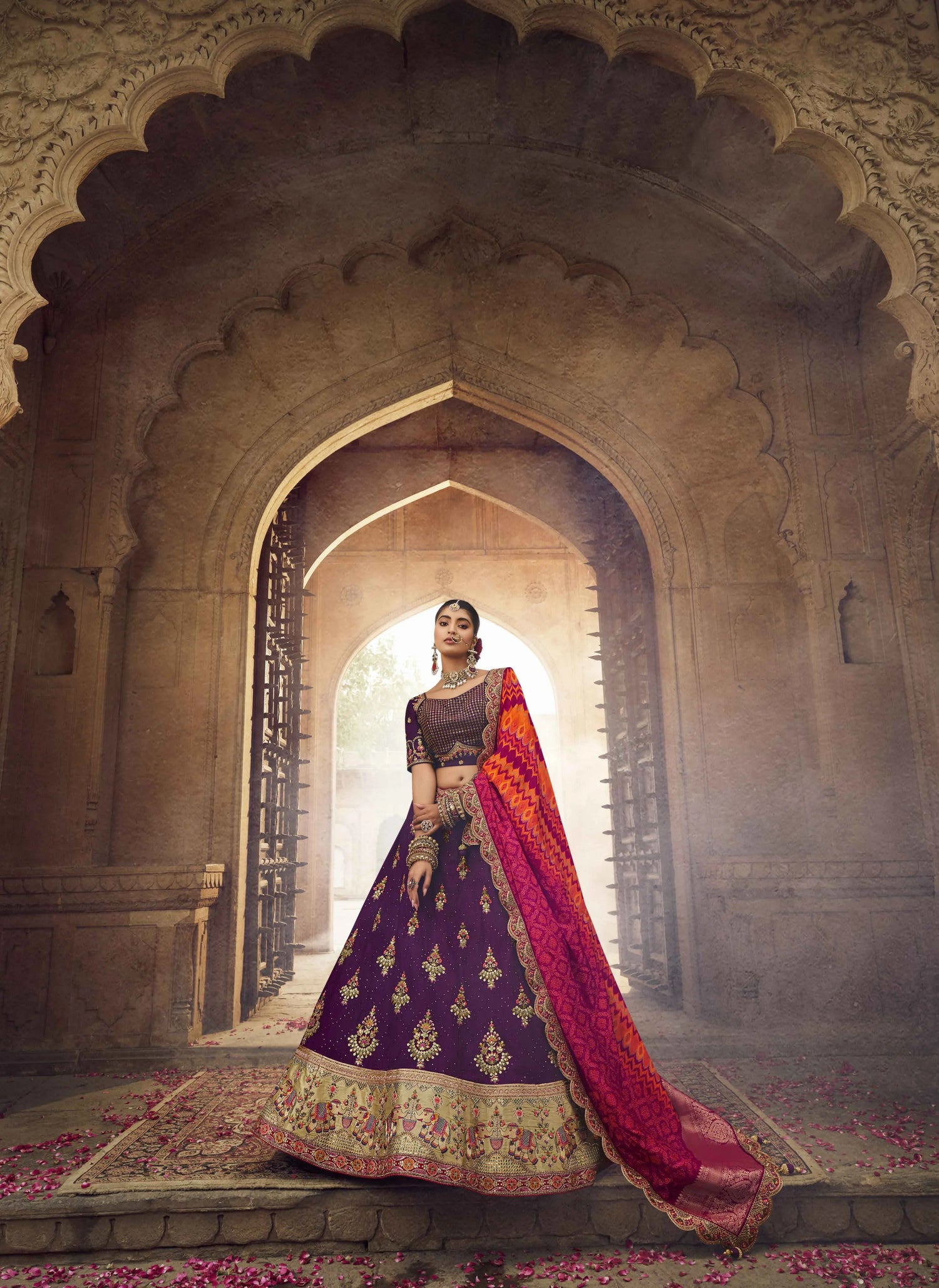 KESHAV VOL -1 BRIDAL WEAR LEHENGA D.NO. 102 - Anant Exports