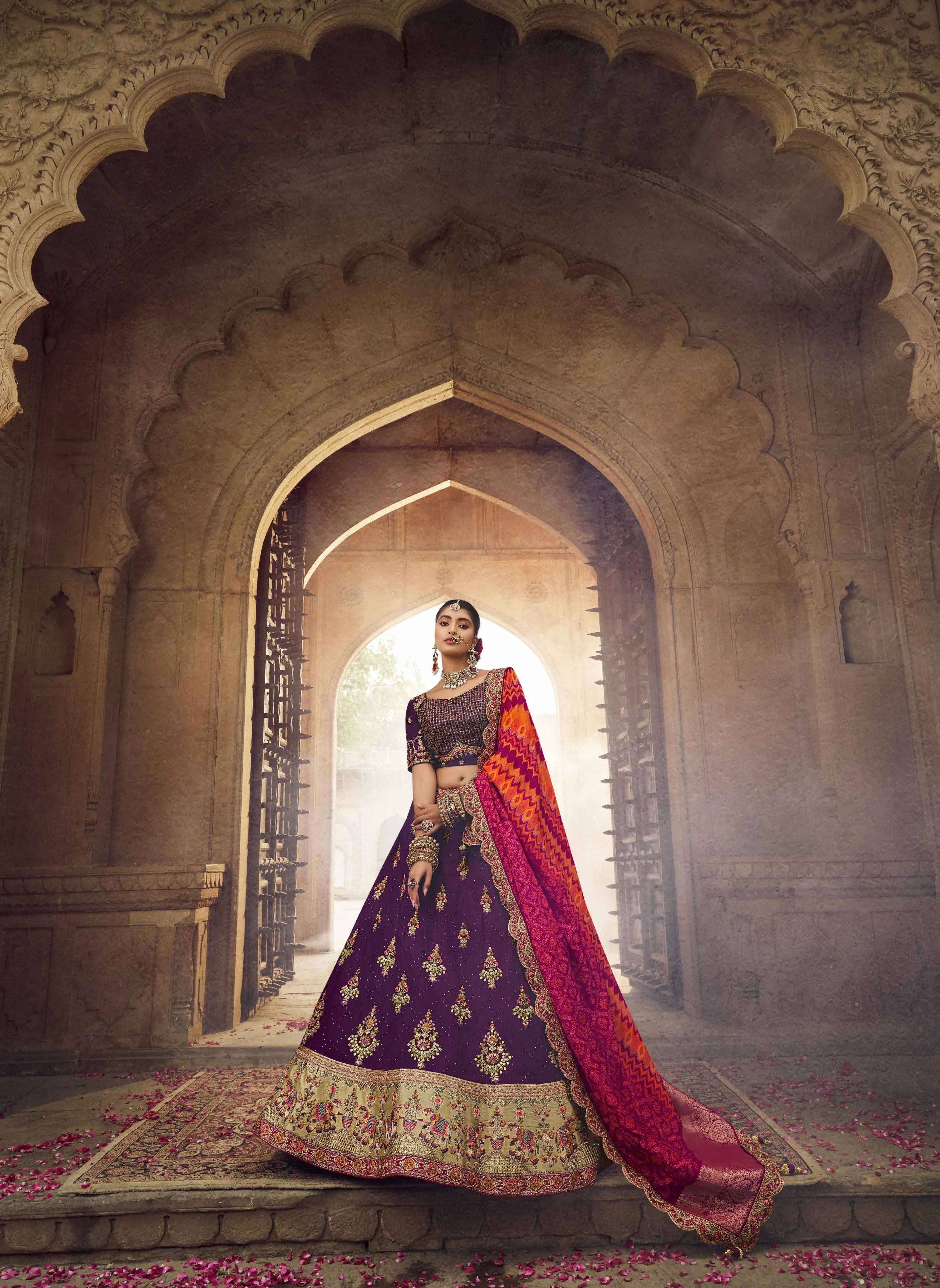 KESHAV VOL -1 BRIDAL WEAR LEHENGA D.NO. 102 - Anant Exports