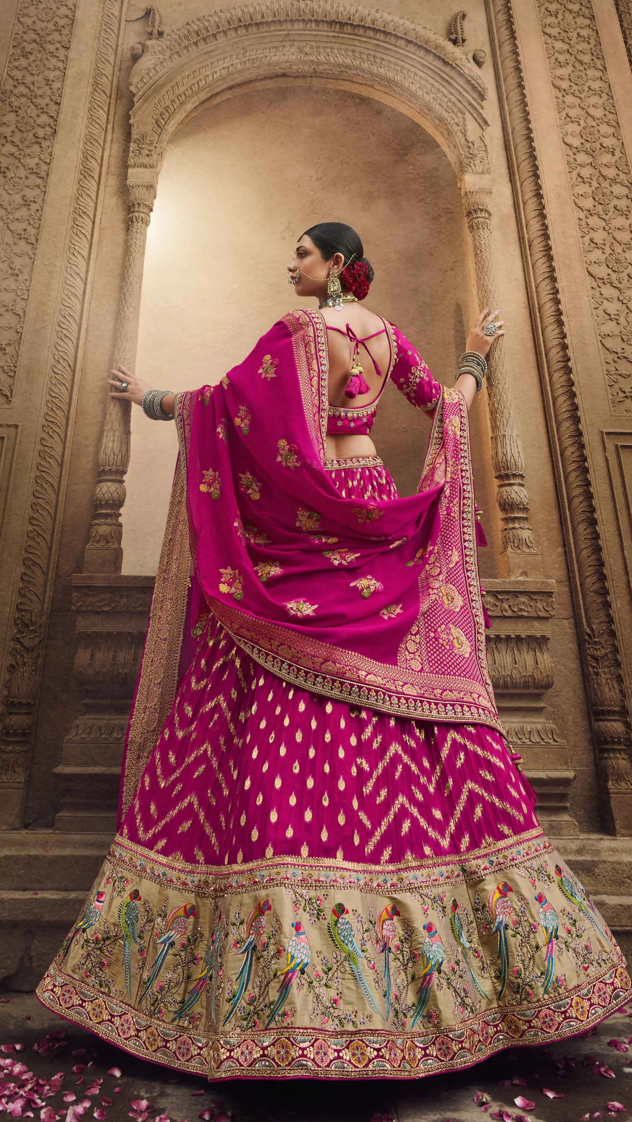 KESHAV VOL -1 BRIDAL WEAR LEHENGA D.NO. 104 - Anant Exports