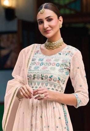 Eba Mehar Vol 3 Nyra Cut Readymade Suit D.No.1538
