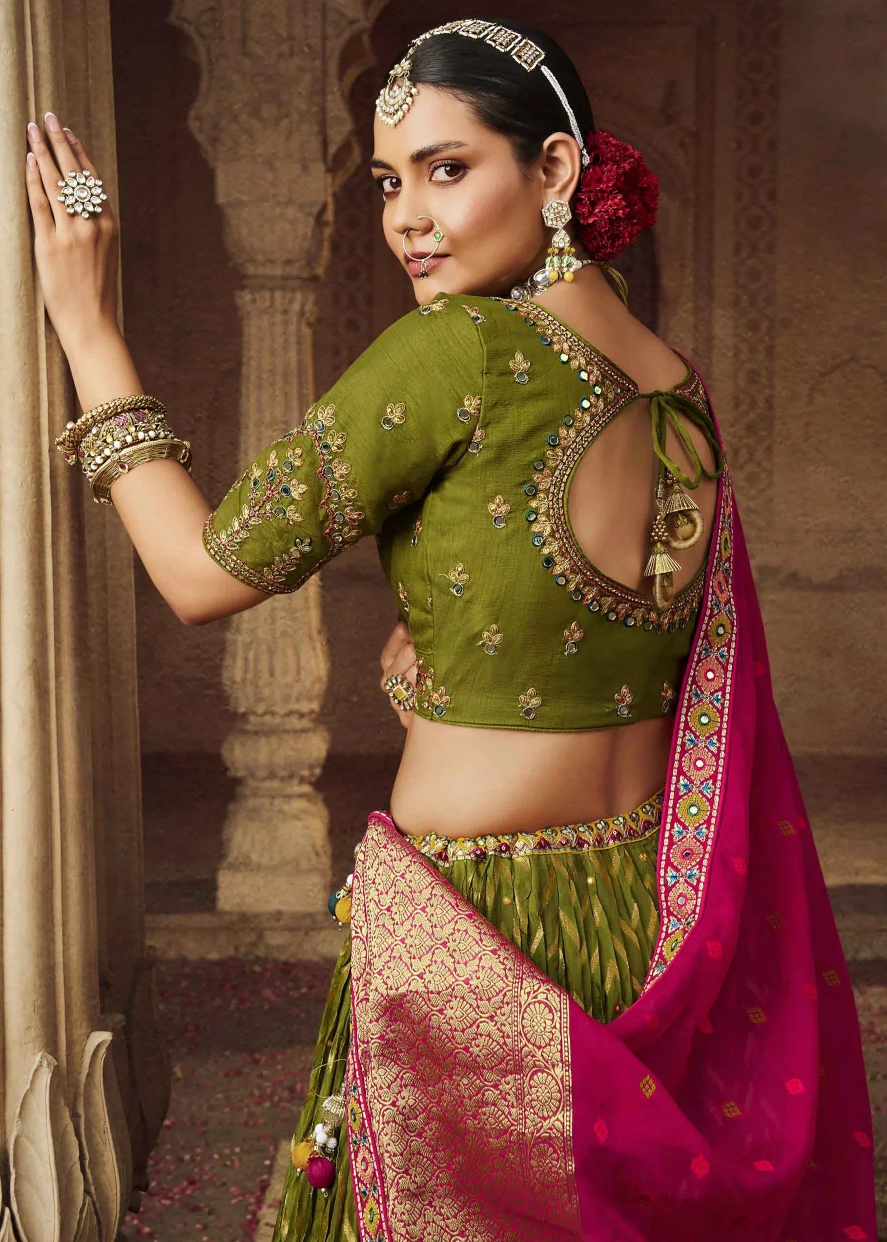 KESHAV VOL -1 BRIDAL WEAR LEHENGA D.NO. 105 - A - Anant Exports