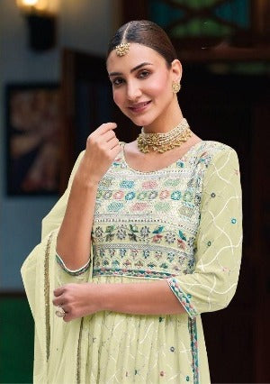 Eba Mehar Vol 3 Nyra Cut Readymade Suit D.No.1537