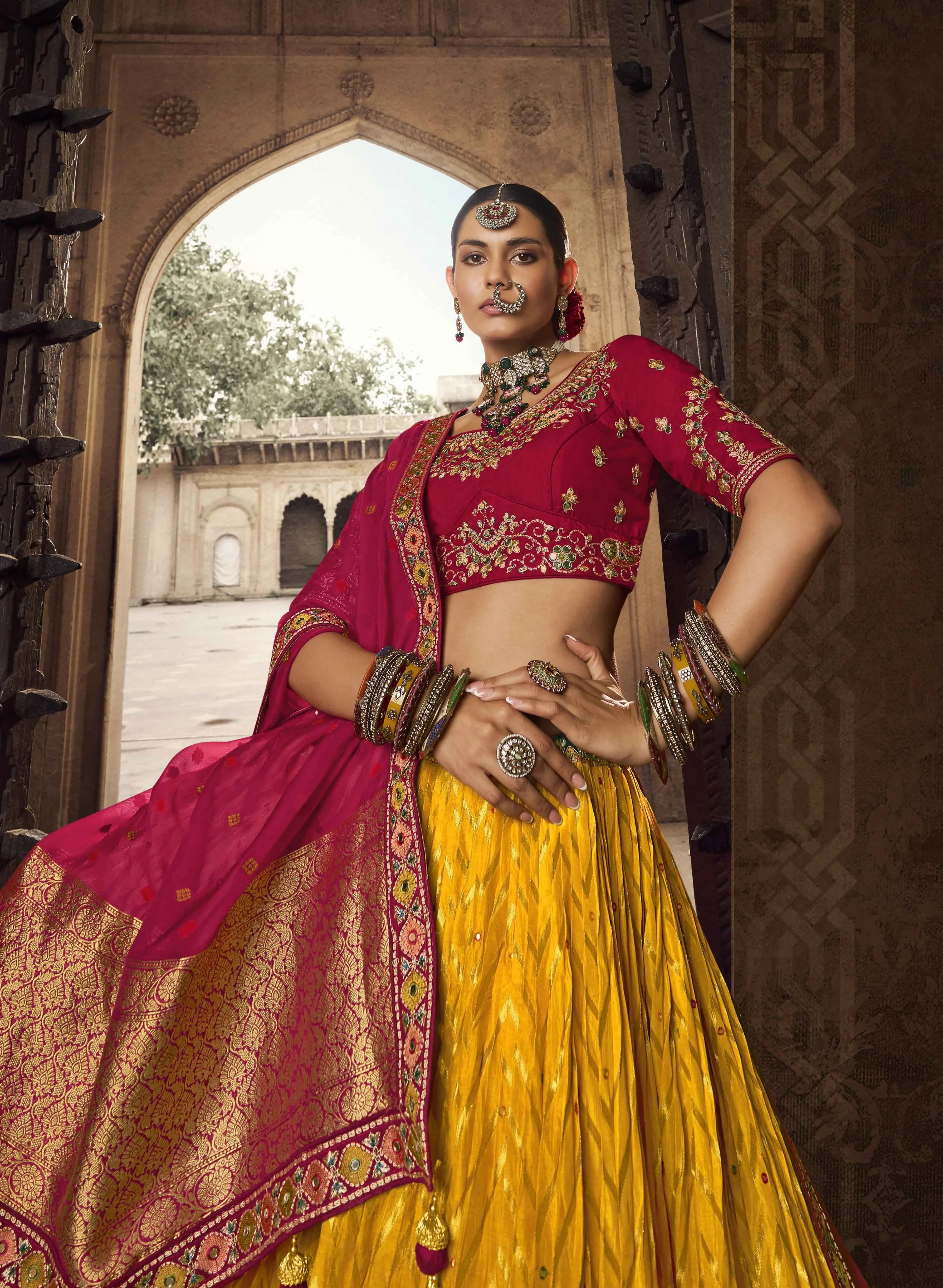 KESHAV VOL -1 BRIDAL WEAR LEHENGA D.NO. 105 - B - Anant Exports