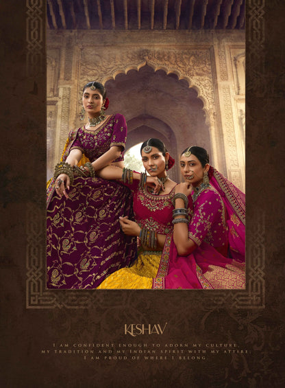KESHAV VOL -1 BRIDAL WEAR LEHENGA D.NO. 105 - B - Anant Exports