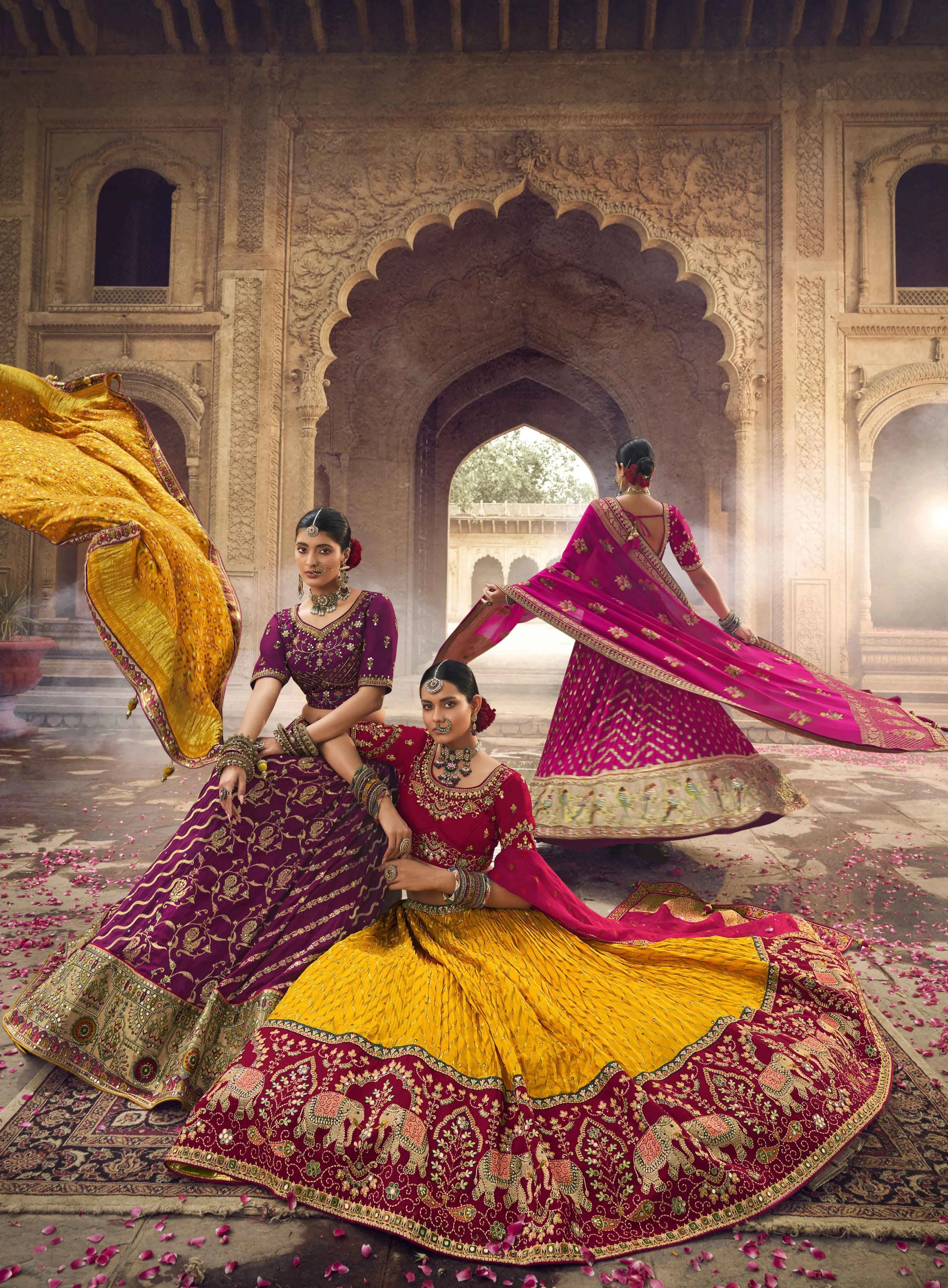 KESHAV VOL -1 BRIDAL WEAR LEHENGA D.NO. 105 - B - Anant Exports