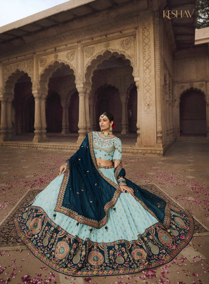 KESHAV VOL -1 BRIDAL WEAR LEHENGA D.NO. 107 - Anant Exports