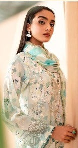 Sana Safinaz Chikankari Vol-2 Pure Cotton Suit D.No.3294