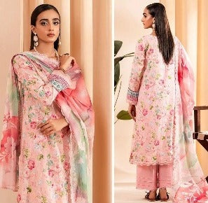 Sana Safinaz Chikankari Vol-2 Pure Cotton Suit D.No.3295