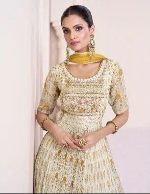 Beautiful Designer Vartika Real Georgette Gown
