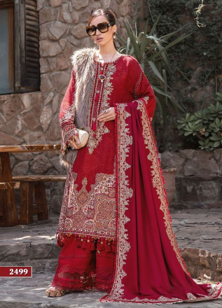 Shree Fab Mariab Designer Pakistani Lawn D.No.2499