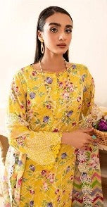 Sana Safinaz Chikankari Vol-2 Pure Cotton Suit D.No.3296