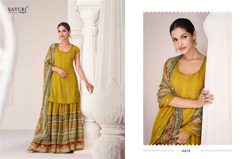 Beautiful Designer Sayuri Sharara Salwar Suits