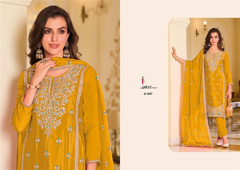 Eba Jiana Premium Silk Designer Salwar Kameez (1599x04)