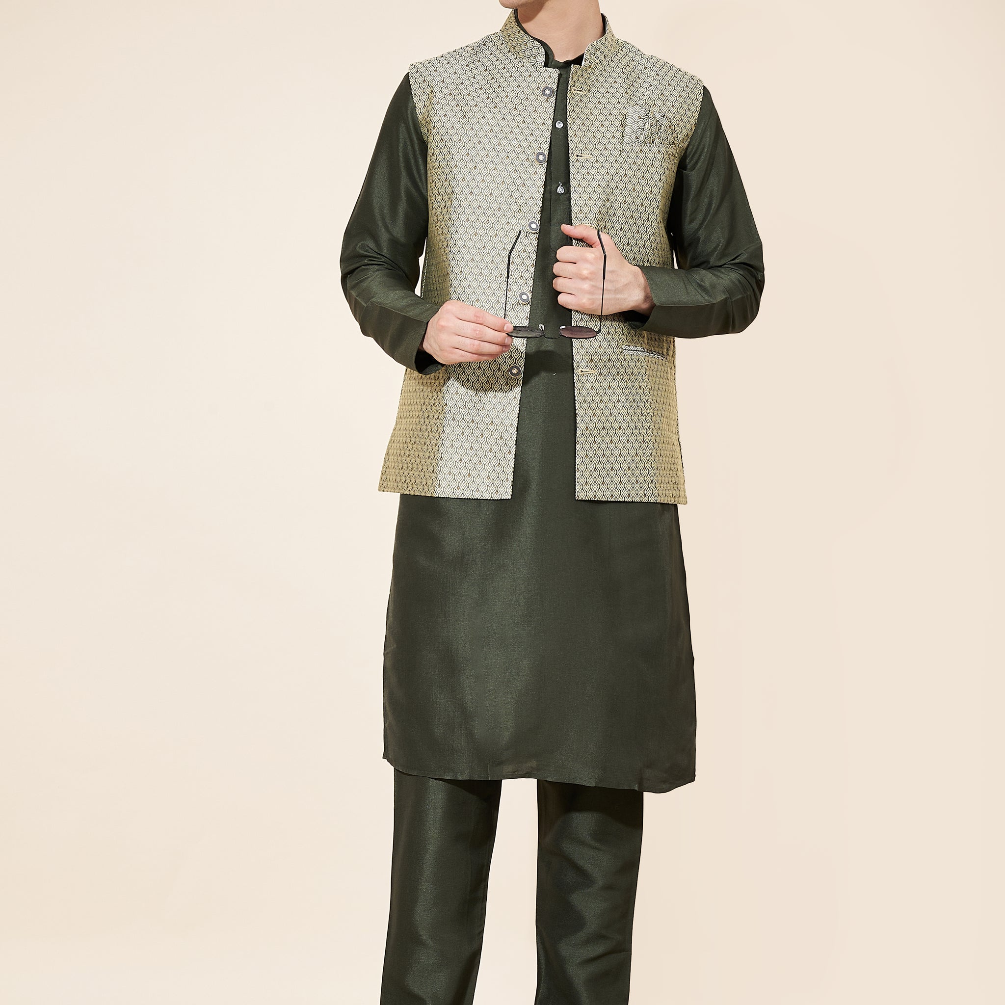 Modi Jacket Kurta Pajama