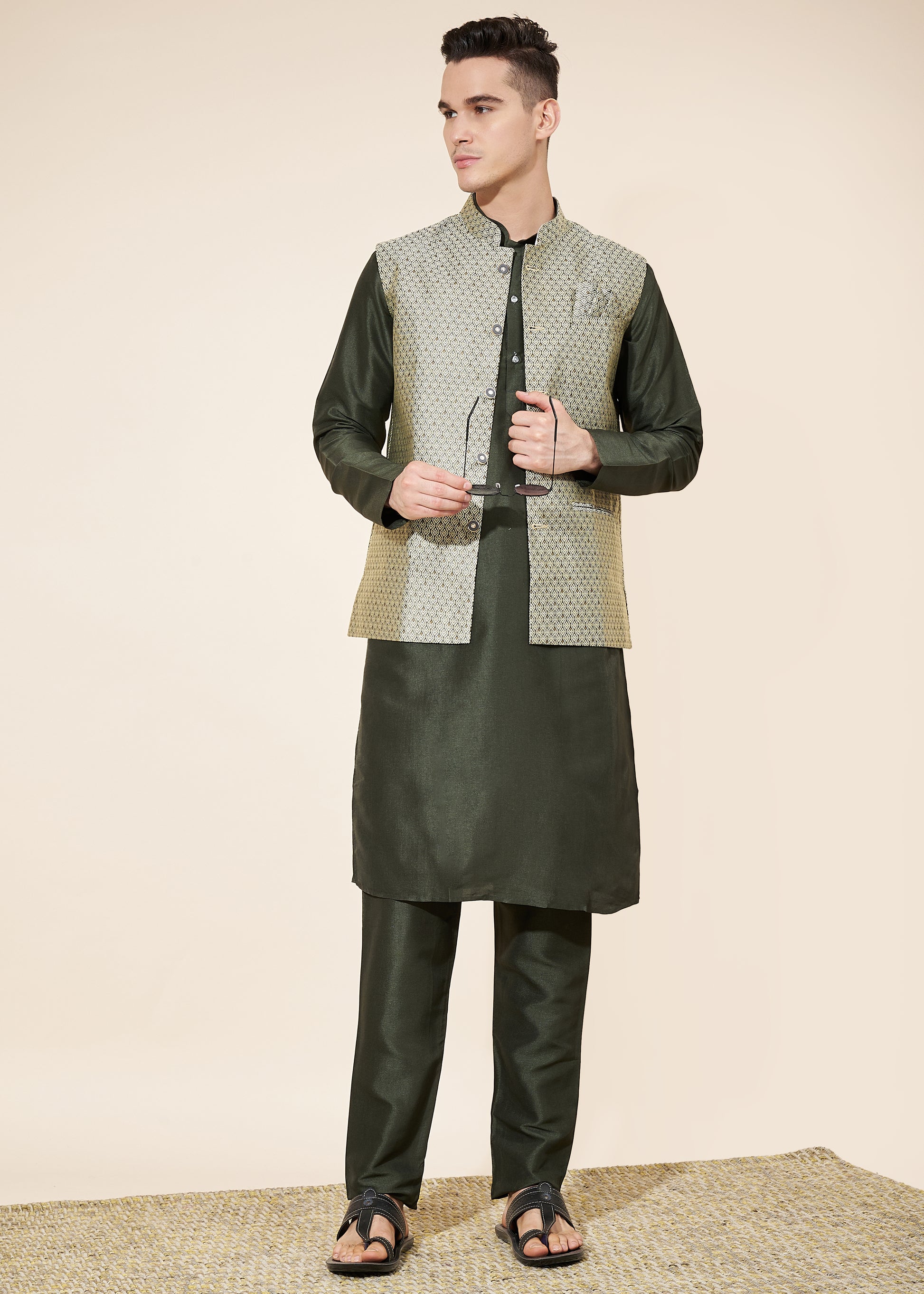 Modi Jacket Kurta Pajama