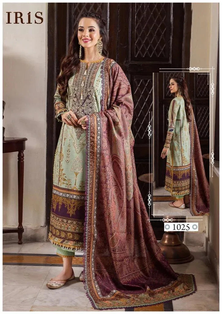 Iris Afsanah Vol 3 Luxury Heavy Cotton Dress Material (355x10)