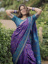 Rupali in our Purple Soft Silk Zari Woven Patola Saree Banarasi Saree Anant Tex Exports Pvt.Ltd..