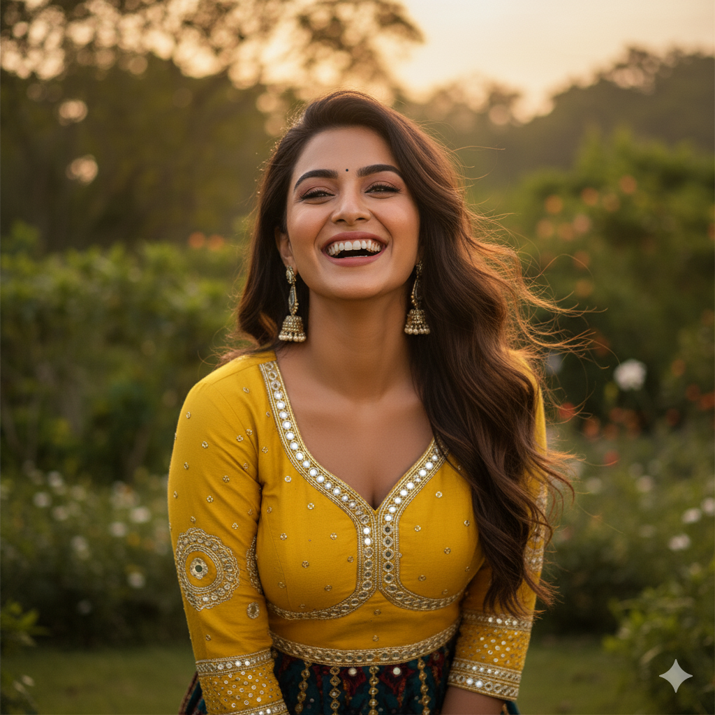 Yellow Pure Soft Italian Silk Sabyasachi Style Bridal Blouse