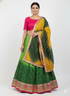 Green Pure Soft Georgette Rajsthani Bandhani Print Lehenga Choli Rajsthani Bandhni Lehenga Anant Tex Exports Pvt.Ltd..