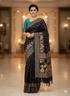 Black Pure Viscose Silk Meenakari Zari Weaving Wedding Saree Kanjivaram Saree Anant Tex Exports Pvt.Ltd..