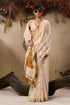 Coconut Cream Pure Soft Handloom Muga Cotton Saree 