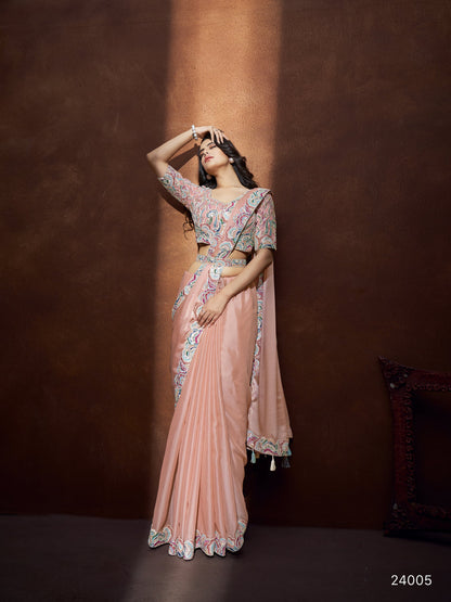 Satin Silk Saree