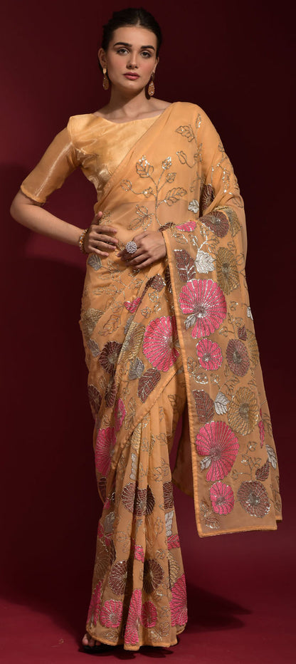 Sequins Saree
