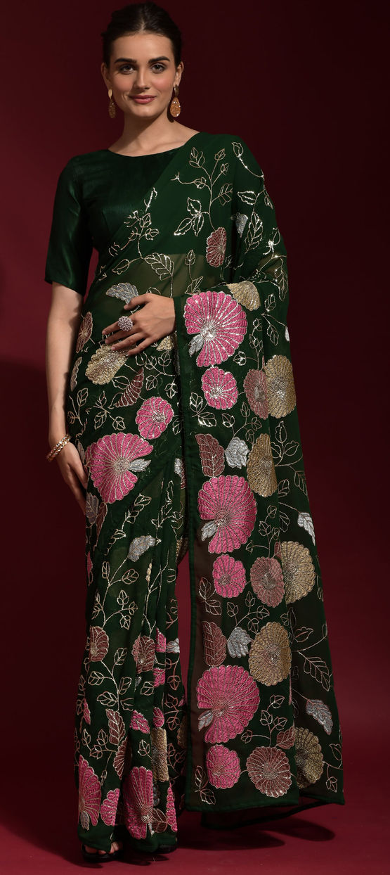 Sequins Saree