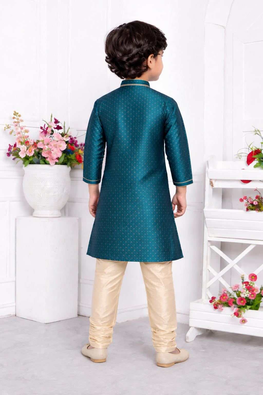 Royal Blue Boys Kurta Set