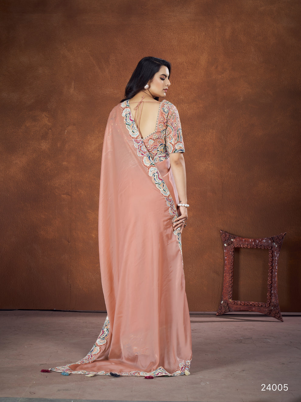 Satin Silk Saree