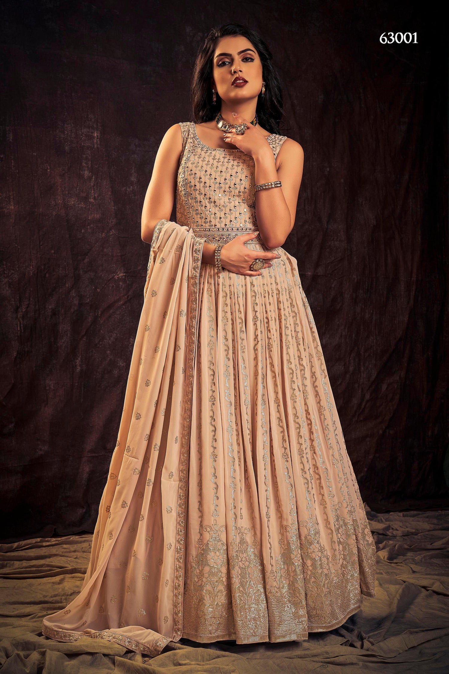 Zoya Vol 3 Designer Occasion Wear Gown D.No 63001 - Anant Exports