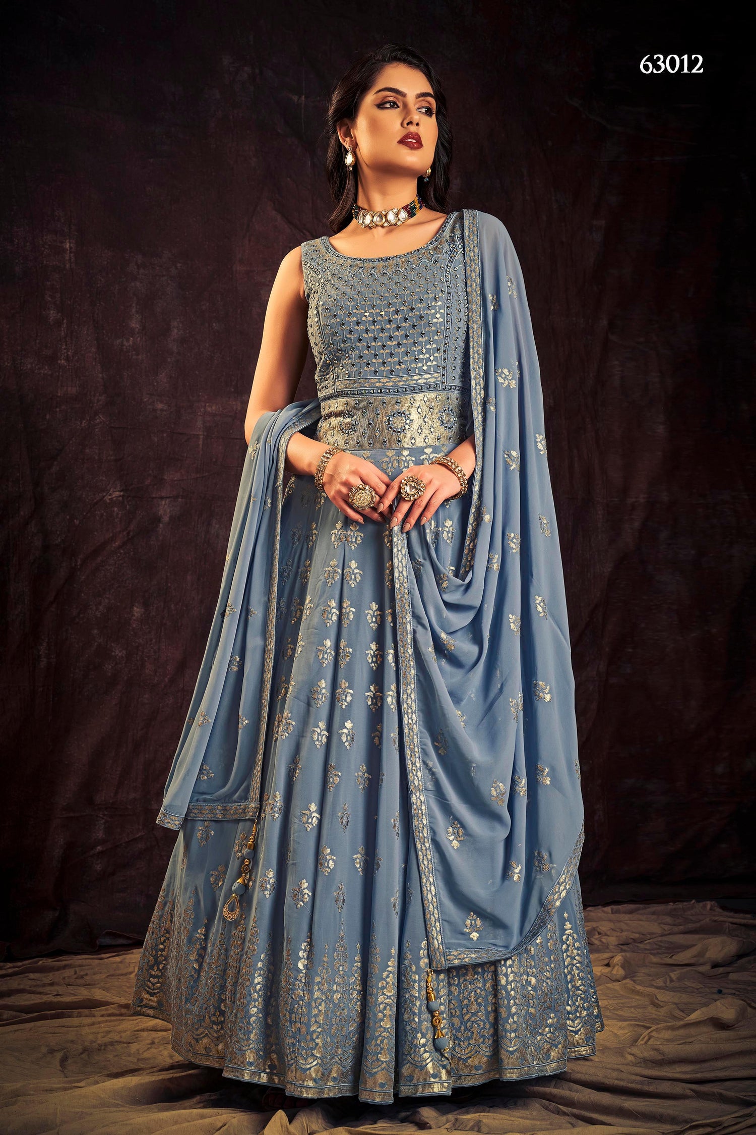 Zoya Vol 3 Designer Occasion Wear Gown D.No 63012 - Anant Exports