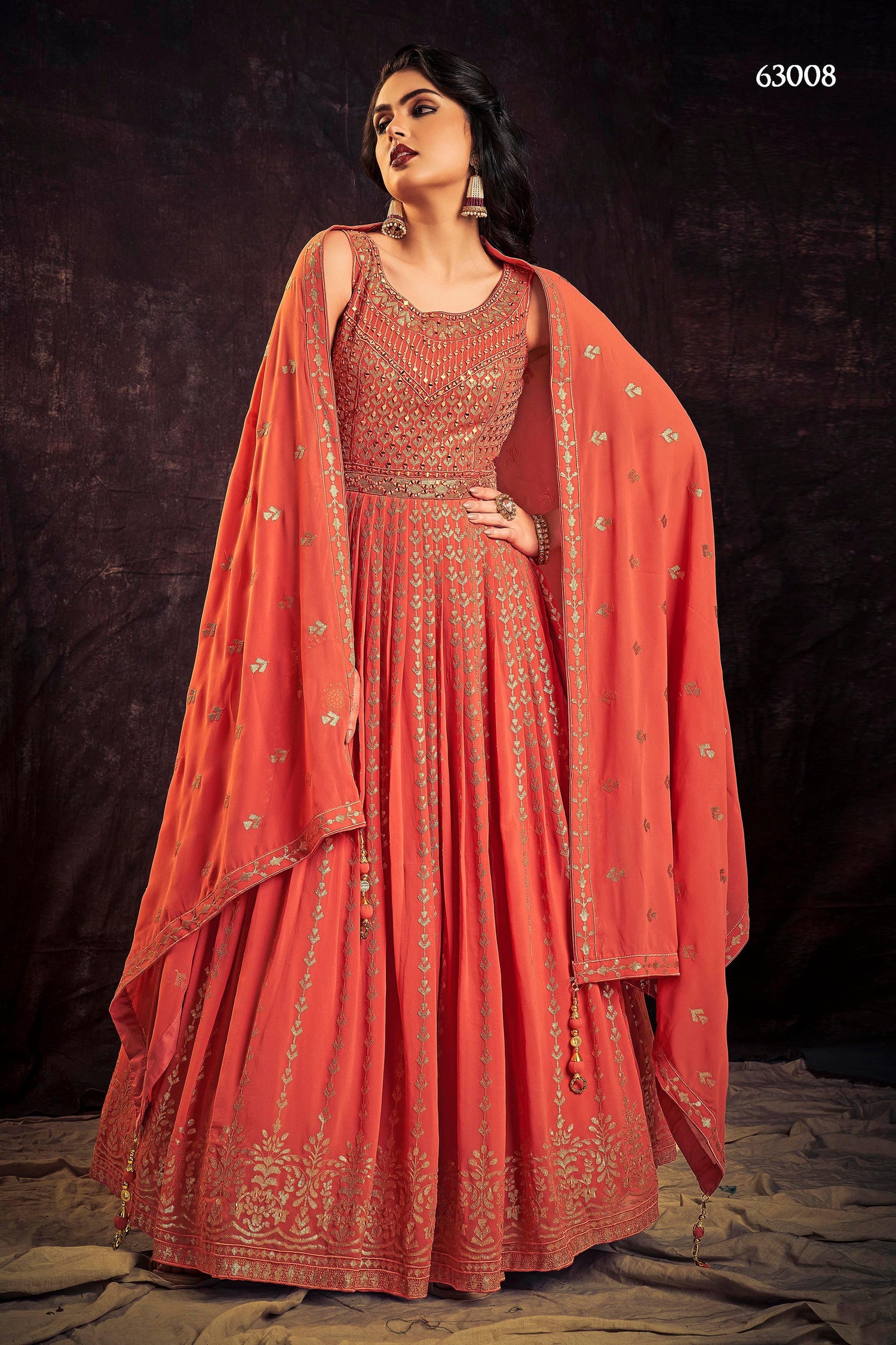 Zoya Vol 3 Designer Occasion Wear Gown D.No 63008 - Anant Exports