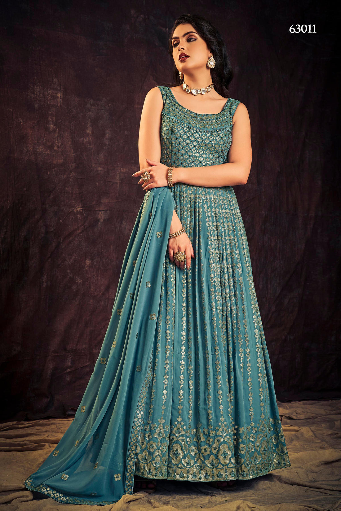 Zoya Vol 3 Designer Occasion Wear Gown D.No 63011 - Anant Exports