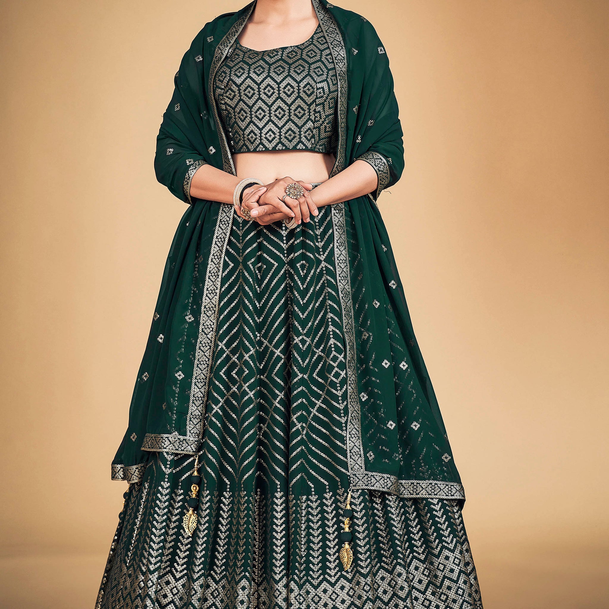 Sophia Designer Fancy Wear Lehenga D.No 1703