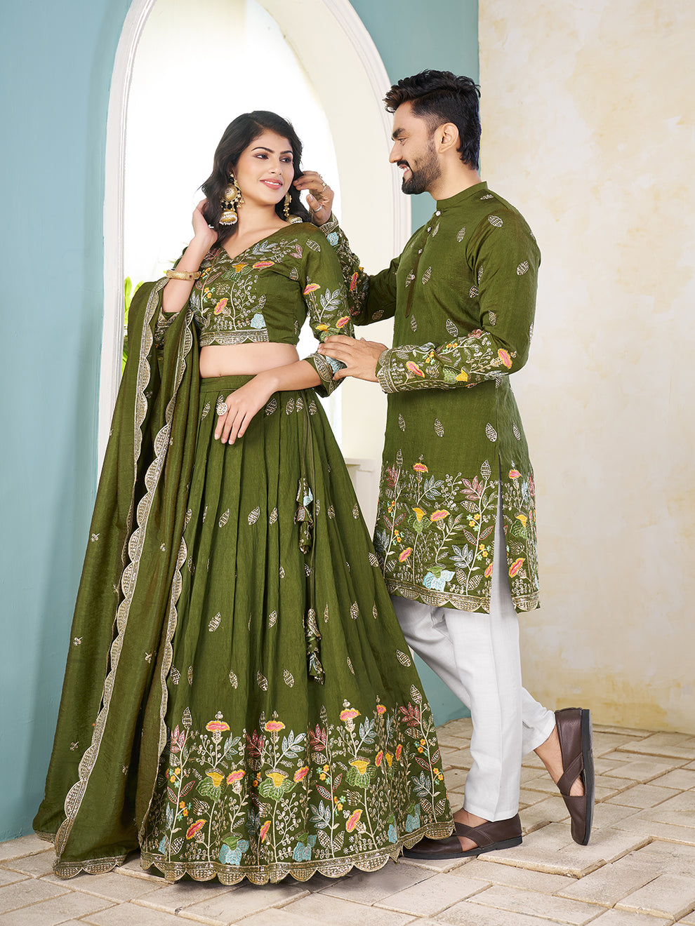 Couple Wear Lehenga Choli