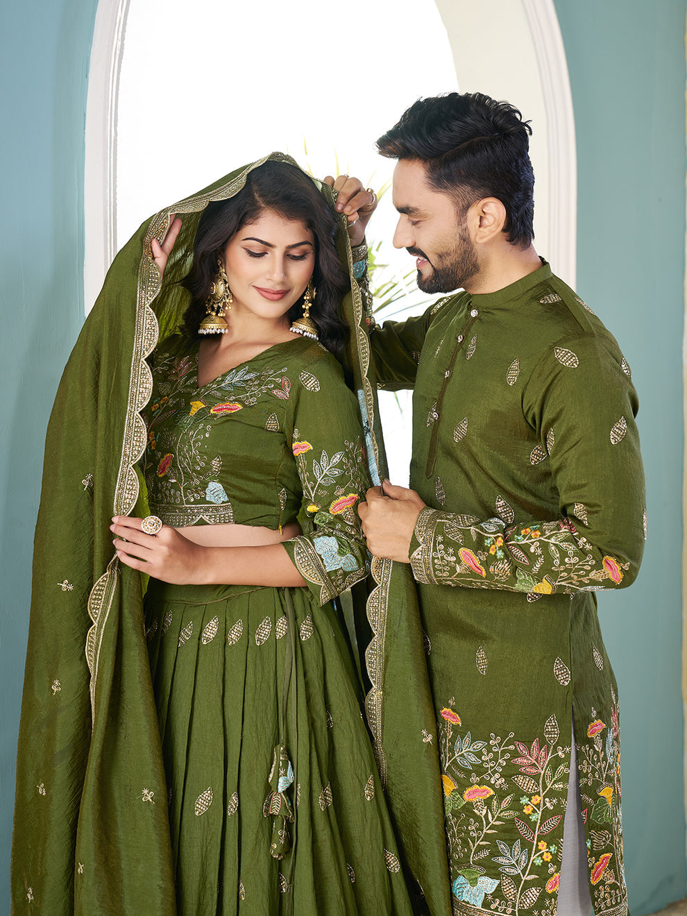 Couple Wear Lehenga Choli