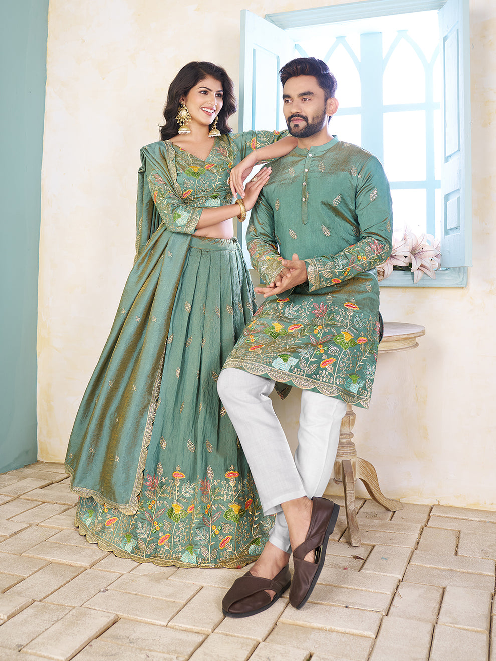 Couple Wear Lehenga Choli
