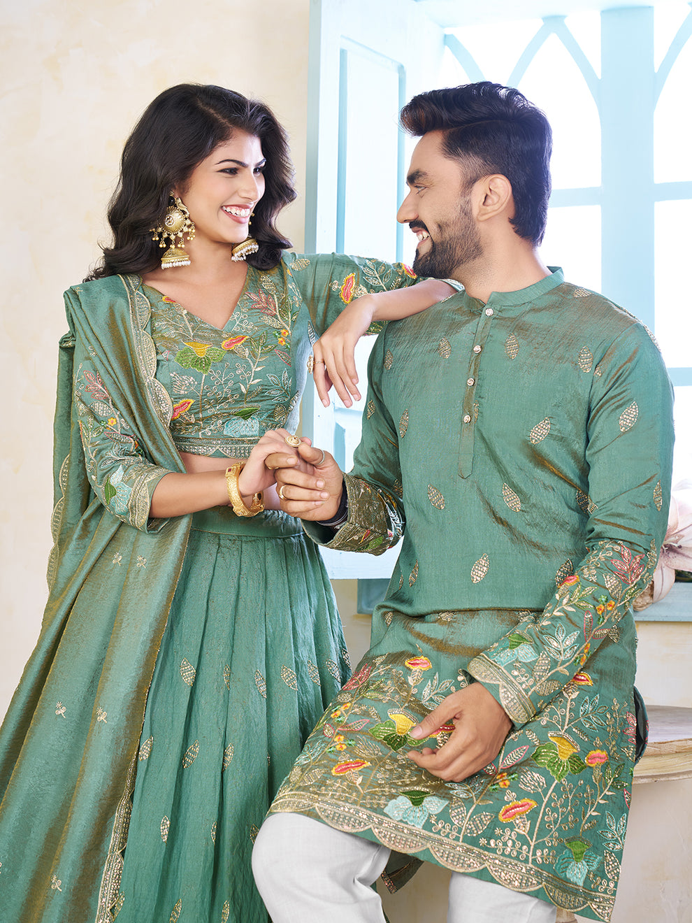 Couple Wear Lehenga Choli
