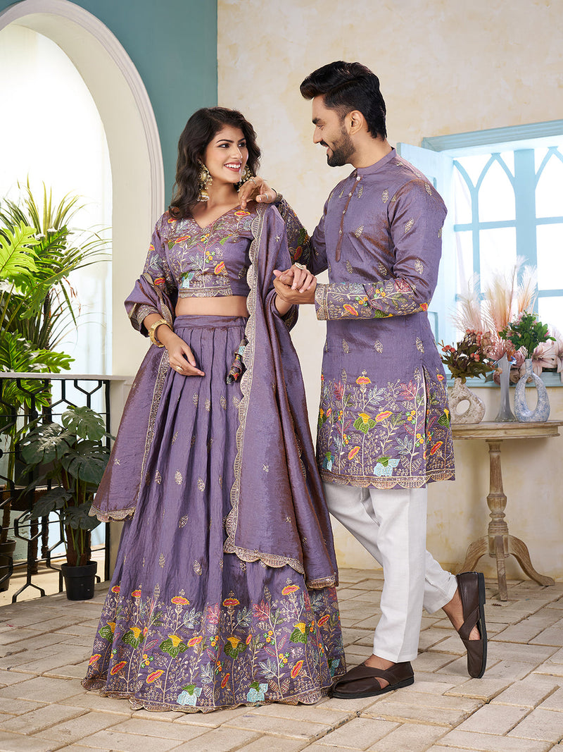 Couple Wear Lehenga Choli