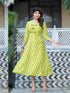 Parrot Pure Soft Rayon Print With Embroidery Work Kurti 