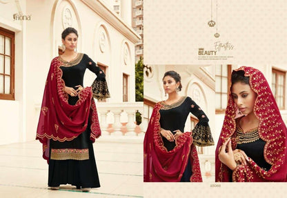 GHAZAL BY FIONA 23061 TO 23067 SERIES CHINON FULL STICHED SALWAR SUITS WHOLESALE 7 PCS