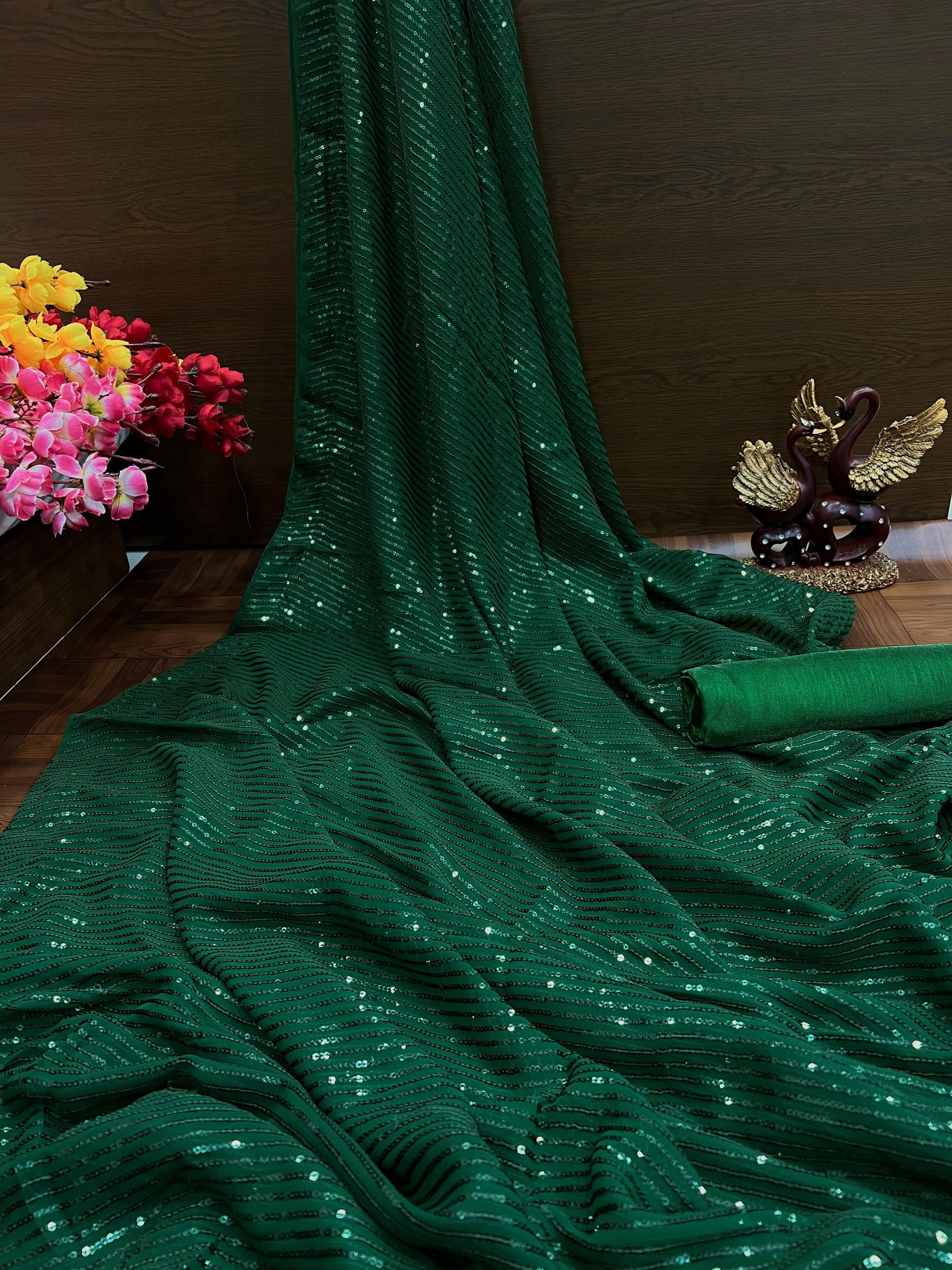 Sequins Saree