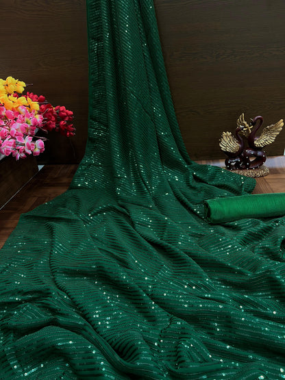 Sequins Saree